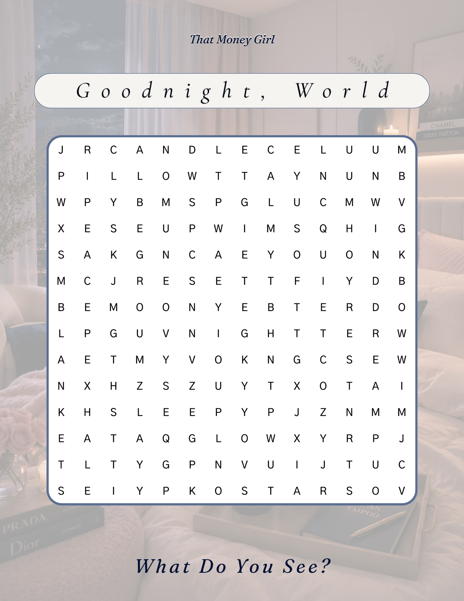 🤍 EASY - Goodnight World