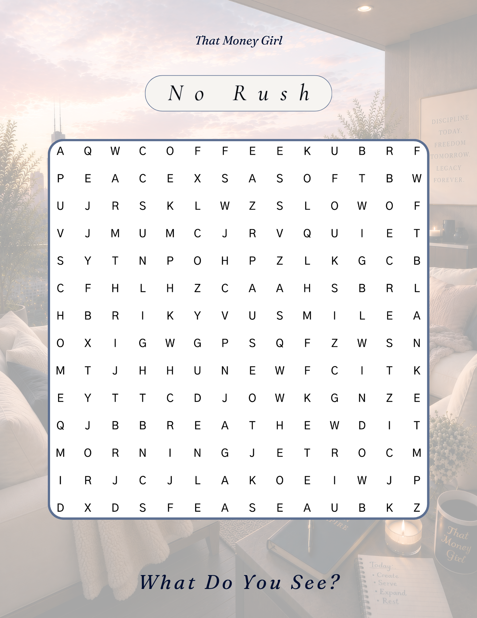 🤍 EASY — No Rush